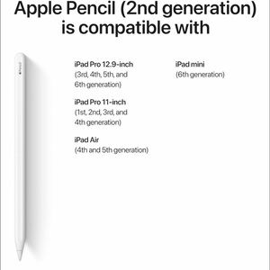 Apple Pencil 2nd Generation - White and Case